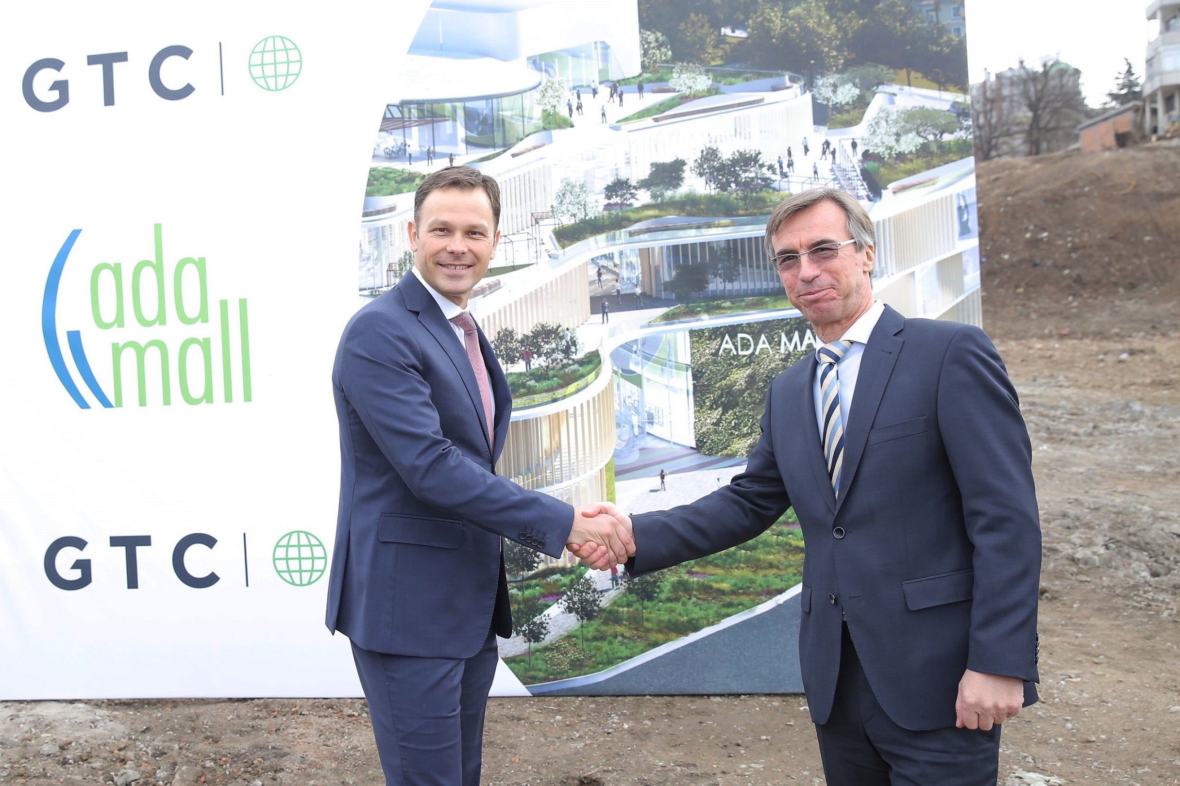 GTC Cornerstone at Ada Mall Siniša Mali Mayor of Belgrade and Thomas Kurzmann
